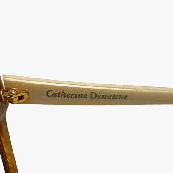 Vintage Catherine Deneuve CD 005 Brown Shield‎ Shape Sunglasses main image 9